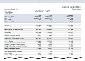 Financial Reports 5 UCA Cash Flow